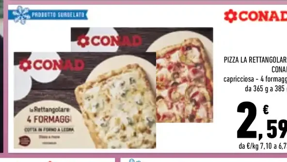 Pizza la rettangolare