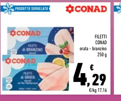 Filetti di orata o branzino