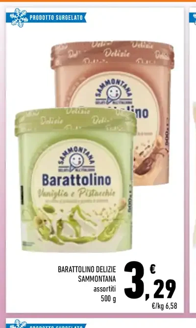 Barattolino Delizie Sammontana assortiti