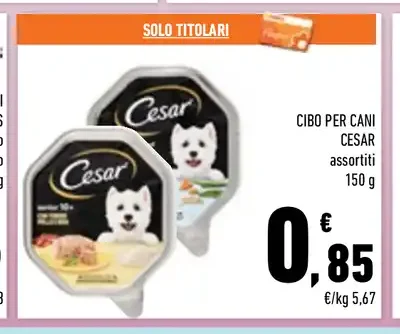 Cibo per cani Cesar