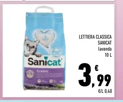 Lettiera classica Sanicat