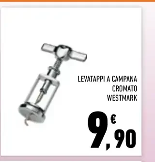 Lavettappi a campana cromato Westmark
