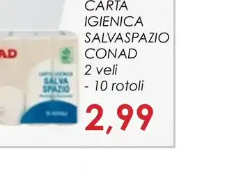 Carta igienica Salvapazio Conad
