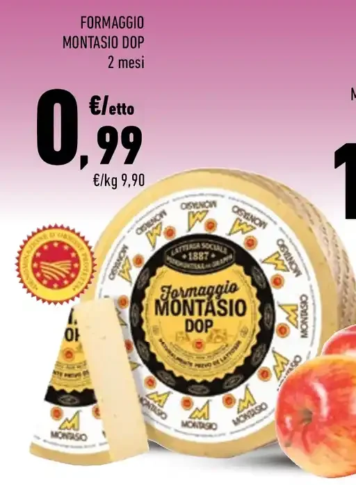 Formaggio Montasio DOP