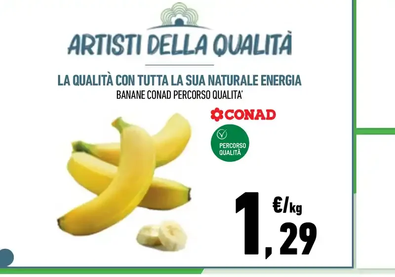 Banane Conad Percorso Qualità
