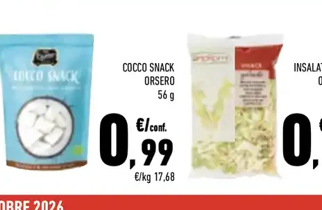 Cocco snack Orsero