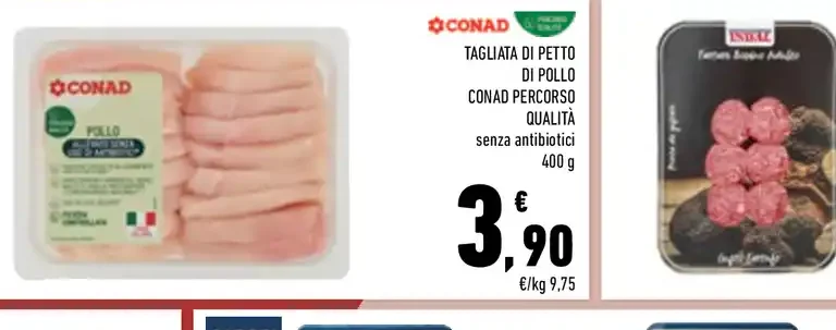 Tagliata di petto di pollo