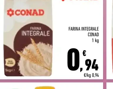 Farina integrale Conad