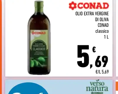 Olio extravergine di oliva Conad
