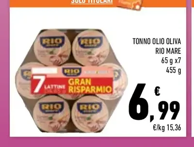 Tonno olio oliva Rio Mare