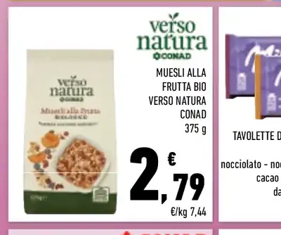 Muesli alla frutta bio