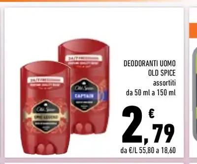Deodoranti uomo Old Spice