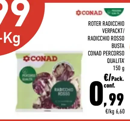 Radicchio rosso Conad Percorso Qualità