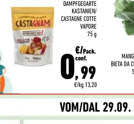 Castagne cotte a vapore