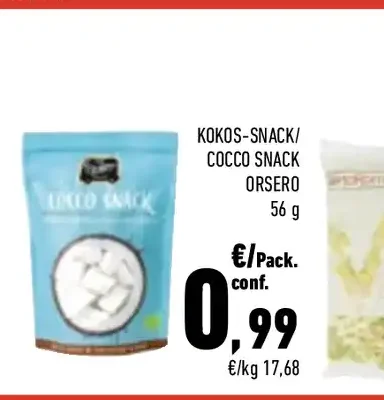 Cocco snack Orsero