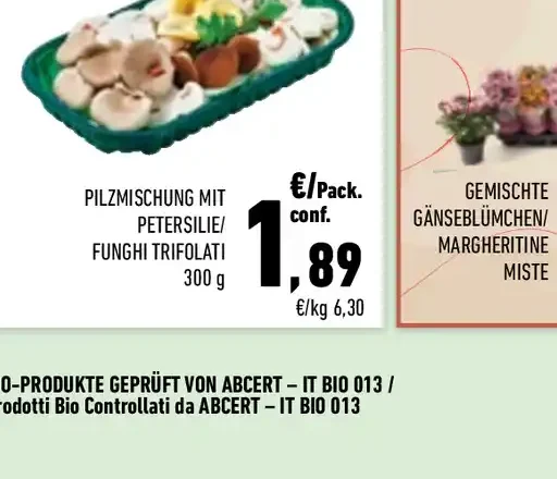 Funghi trifolati con prezzemolo