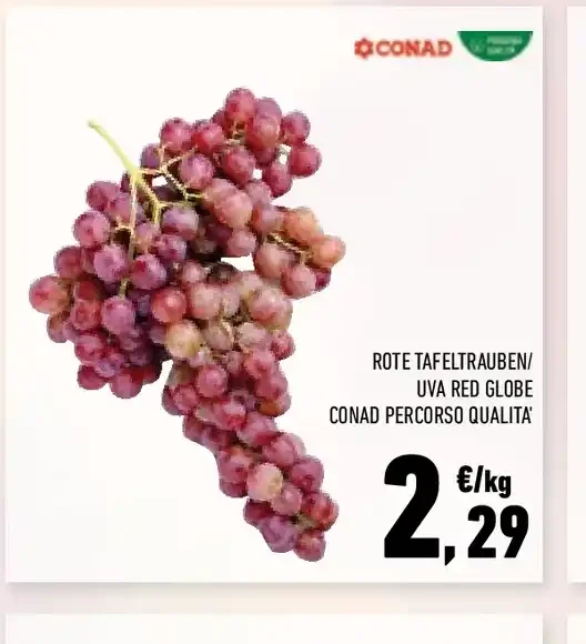 Uva red globe