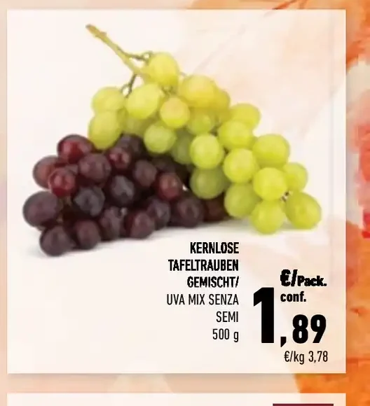 Uva mix senza semi