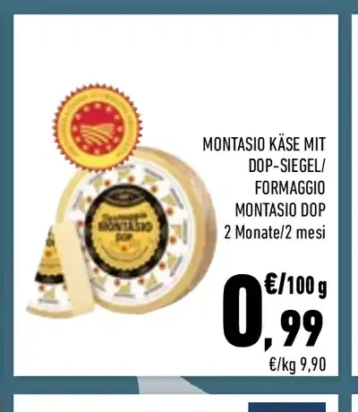Formaggio Montasio DOP