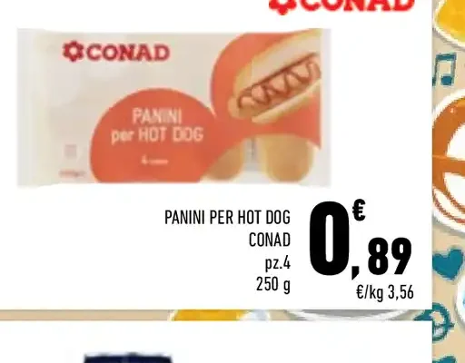 Panini per hot dog
