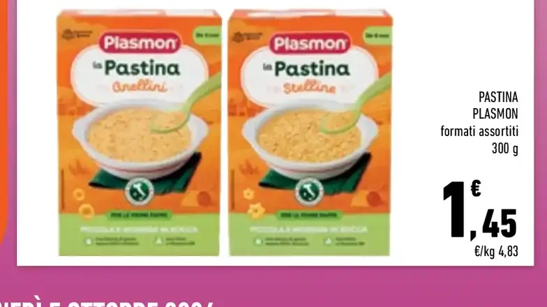 Pastina per bambini