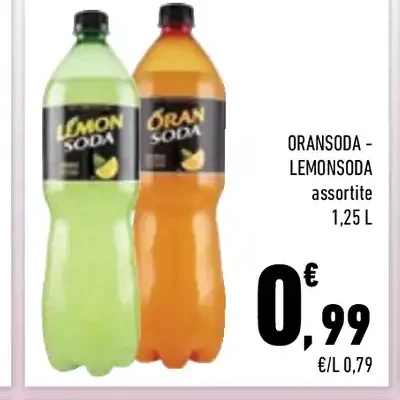 Oransoda Lemonsoda assortite