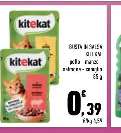 Busta in salsa Kitekat