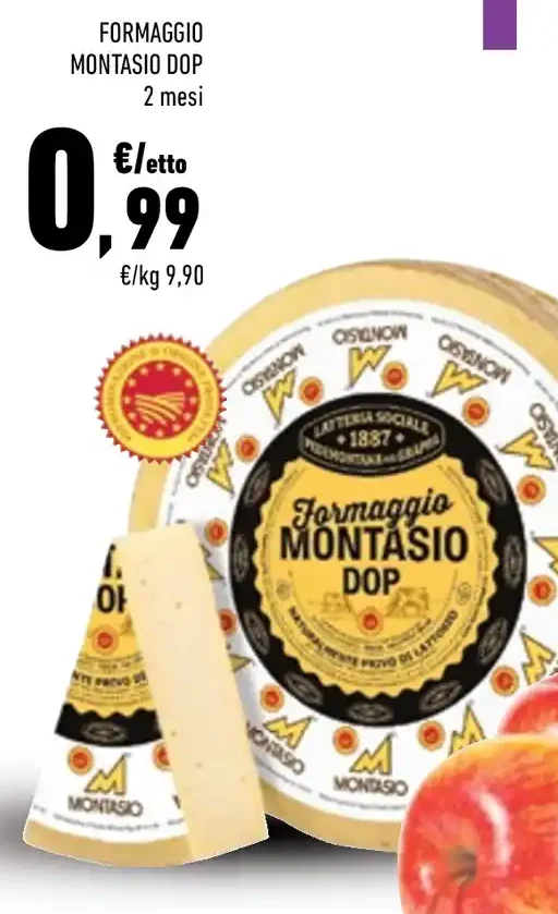 Formaggio Montasio DOP
