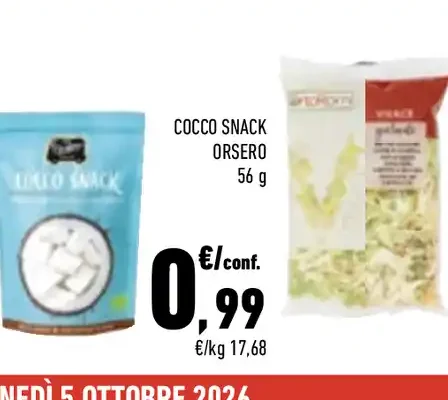 Cocco snack Orsero