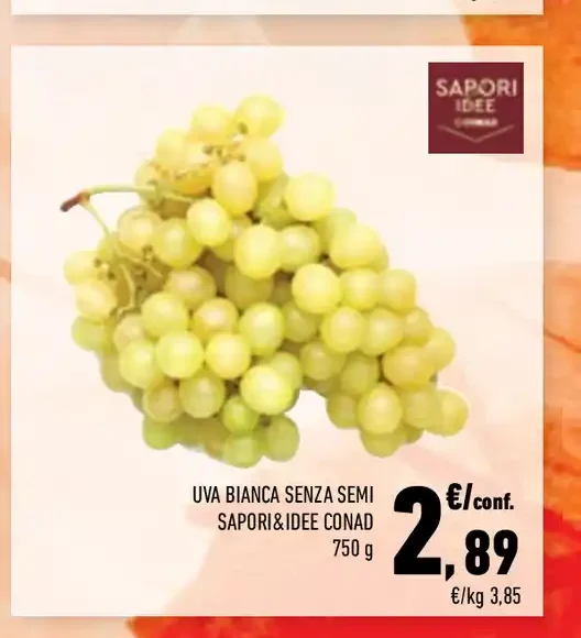 Uva bianca senza semi Sapori & Idee Conad