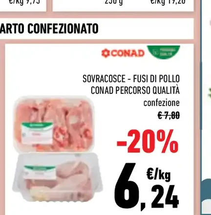 Sovracosce e fusi di pollo