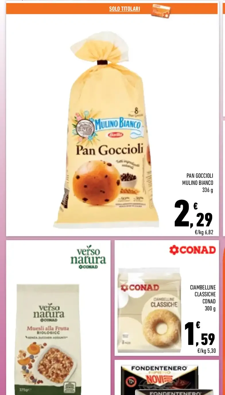 Pan Goccioli Mulino Bianco