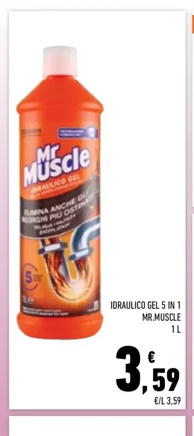 Idraulico gel 5 in 1 Mr. Muscle