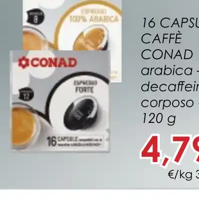 Capsule caffè Conad