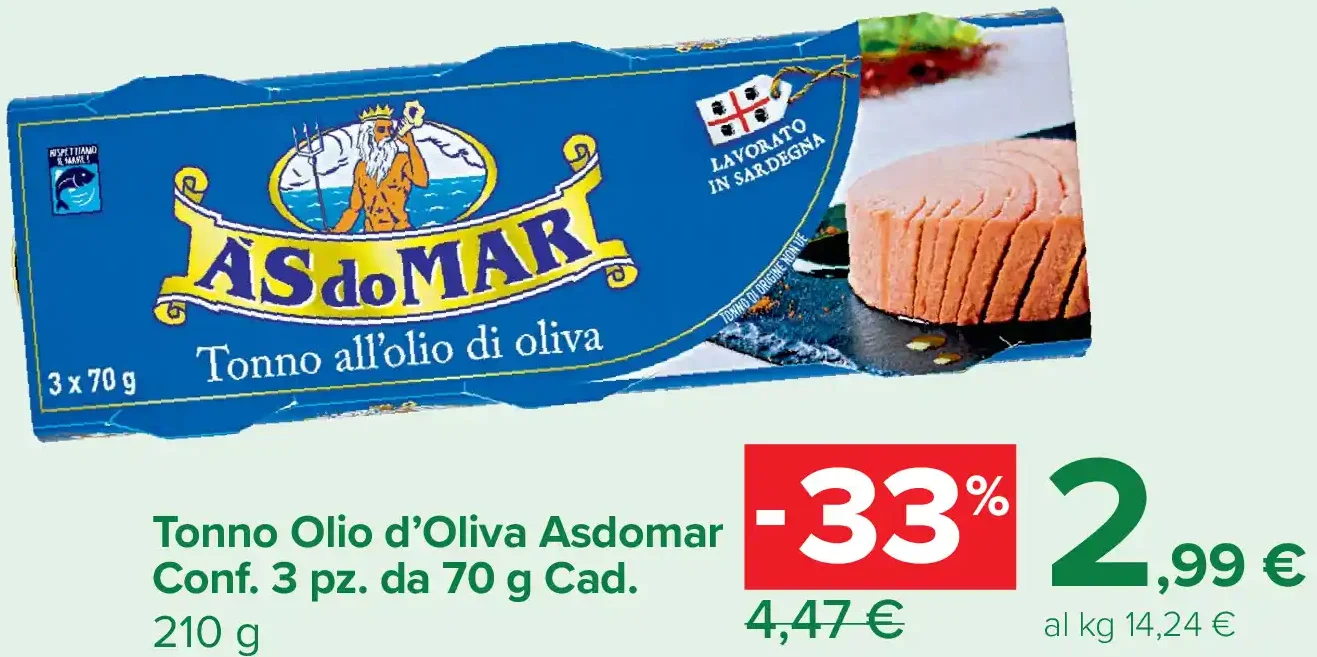 Tonno all'olio d'oliva