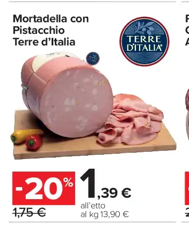 Mortadella con pistacchio