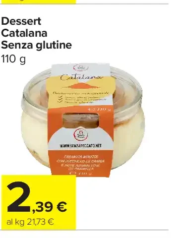 Dessert catalana senza glutine