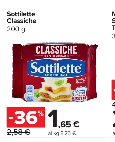 Sottilette Classiche