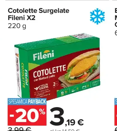 Cotolette surgelate