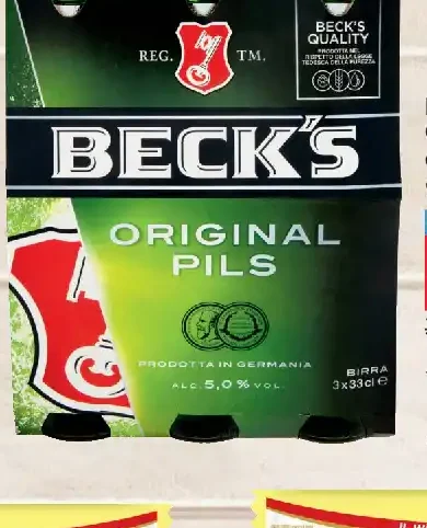 Birra Beck’s Conf. 3 pz da 330 ml