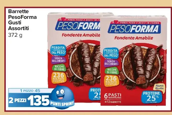 Barrette PesoForma Gusti Assortiti