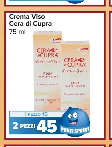 Crema viso Cera di Cupra 75 ml
