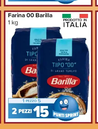 Farina 00 Barilla 1 kg