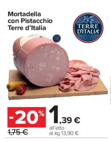 Mortadella con Pistacchio Terre d’Italia