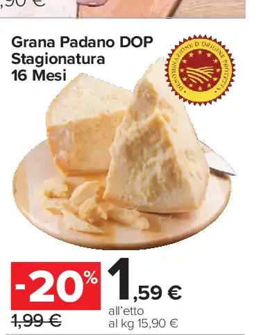 Grana Padano DOP Stagionatura 16 Mesi