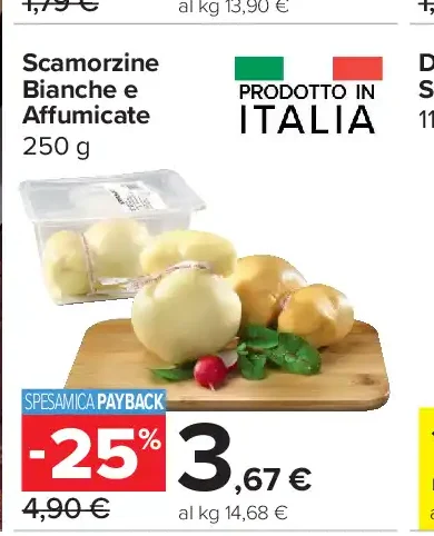Scamorzine Bianche e Affumicate