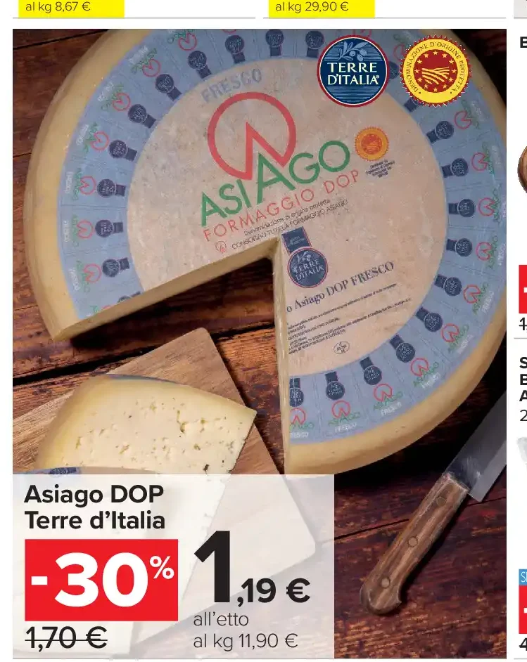 Asiago DOP Terre d’Italia