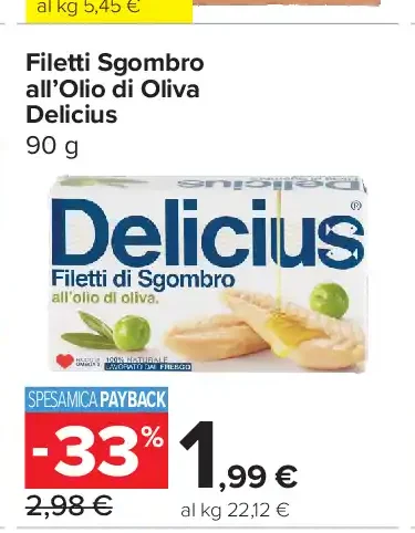 Filetti sgombro all'olio di oliva