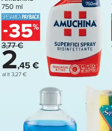 Spray Disinfettante Superfici Amuchina