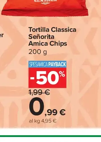 Tortilla Classica Señorita Amica Chips